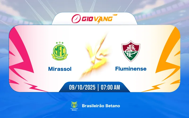Soi kèo Mirassol vs Fluminense 07h00 ngày 09/10/2025 – VĐQG Brazil