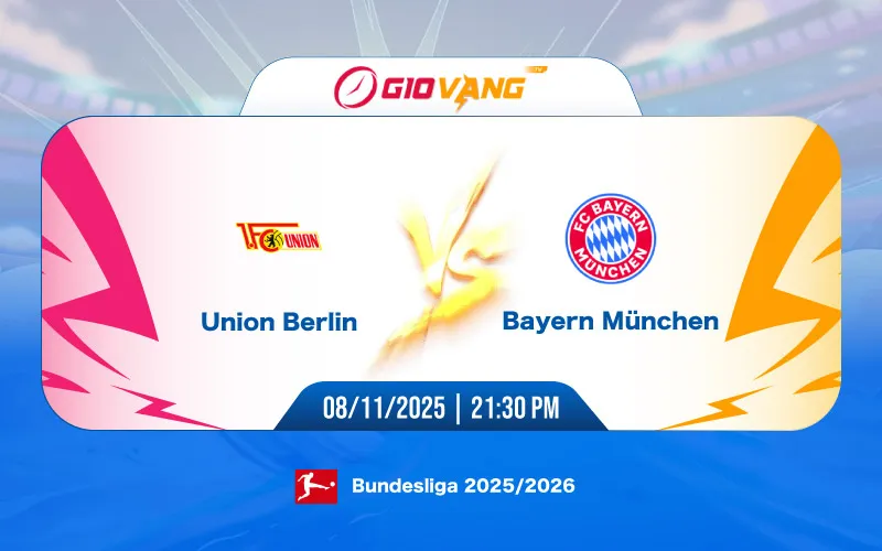 Soi kèo Union Berlin vs Bayern Munich 21h30 ngày 08/11/2025 – Bundesliga