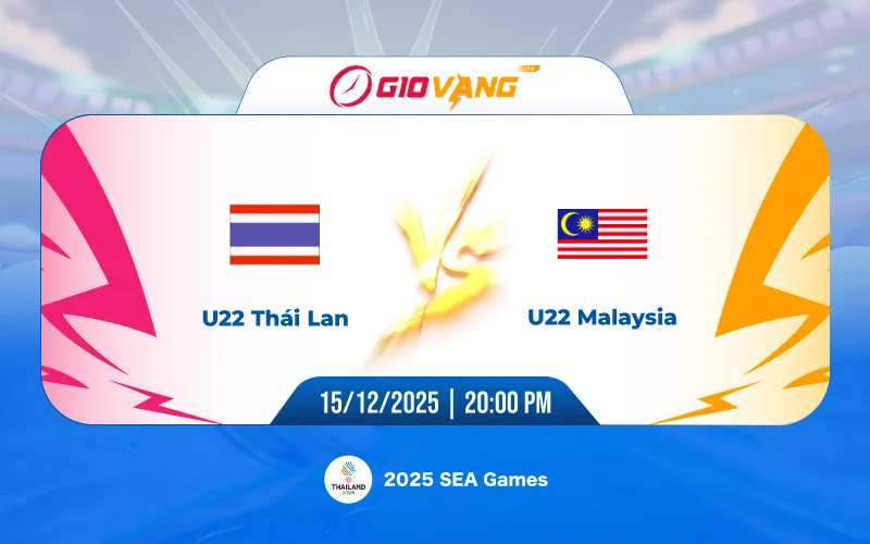 Soi kèo U22 Thái Lan vs U22 Malaysia 20h00 ngày 15/12/2025 – SEA Games